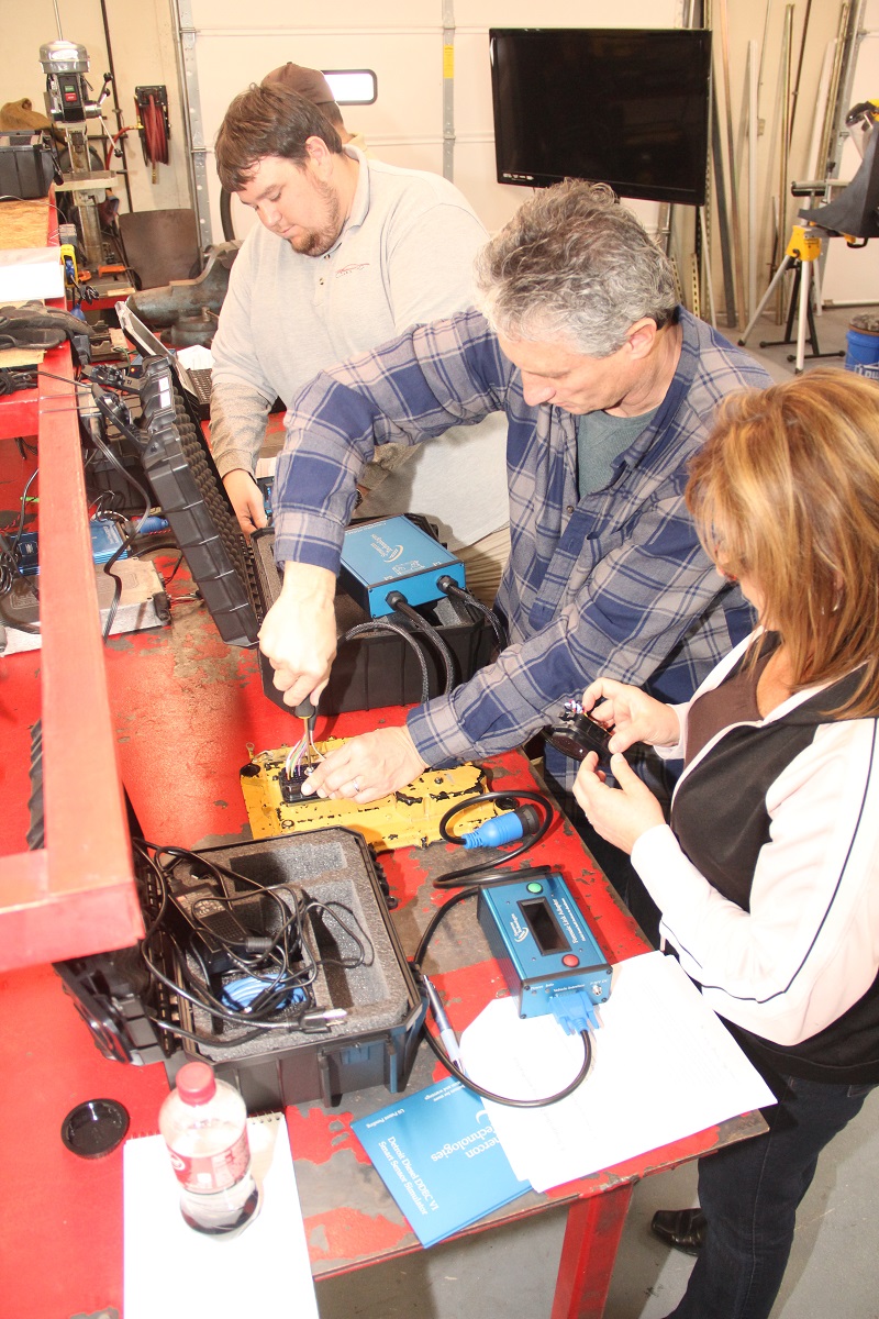 Students with Hands on