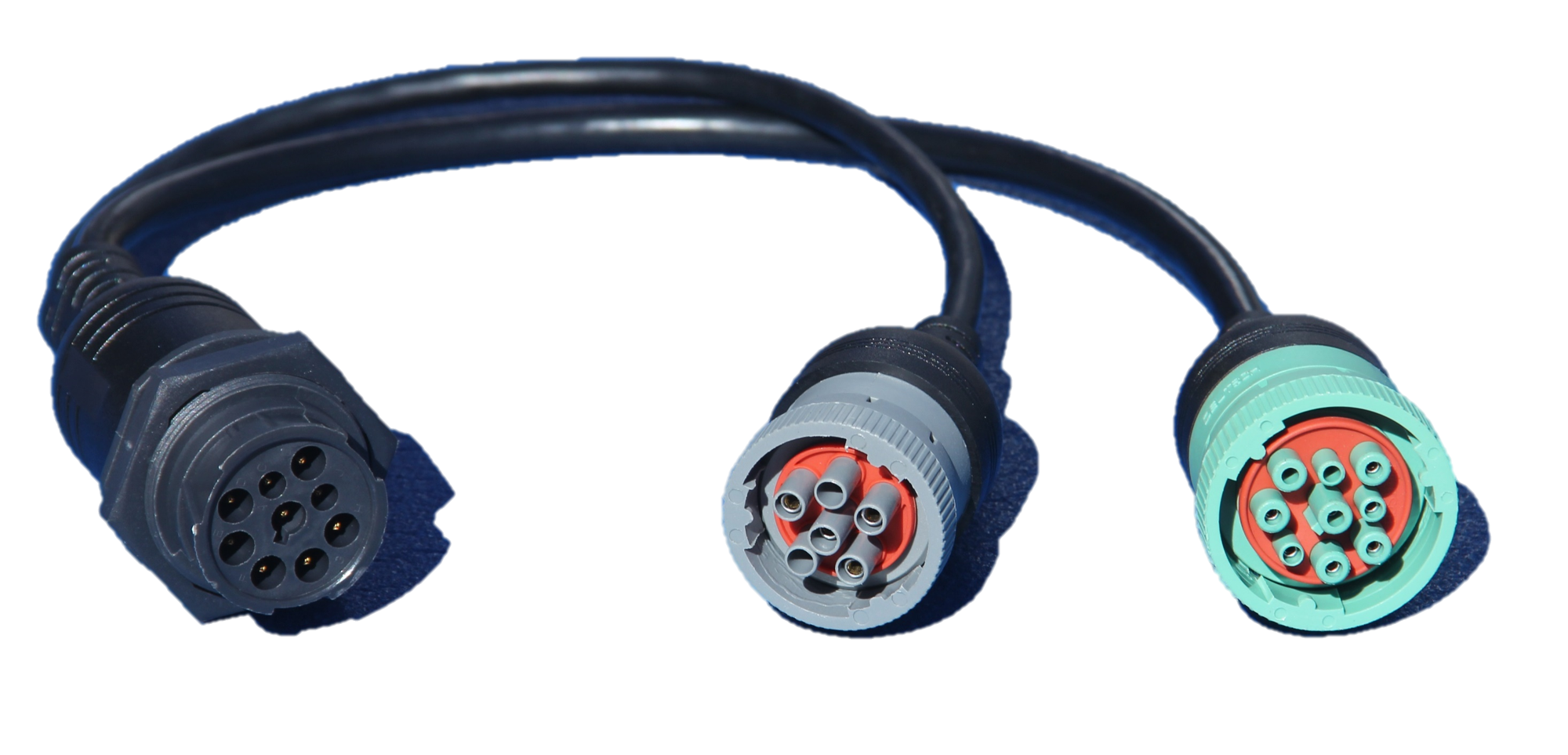 Green and Gray Adapter Cable