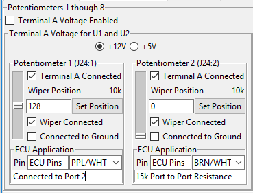 ResistorPortToPortSetting